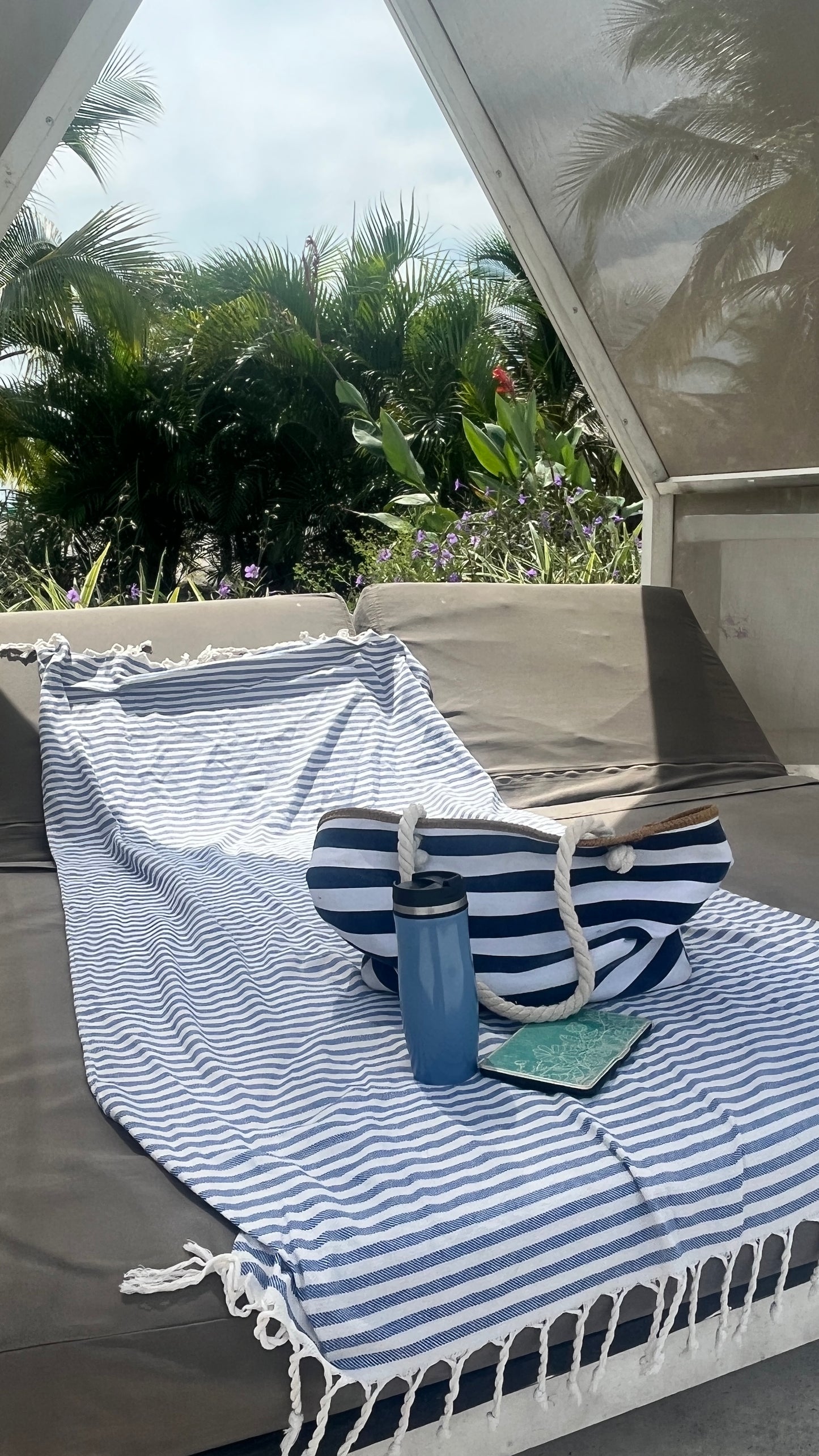 Striped Quick Dry Beach Towel