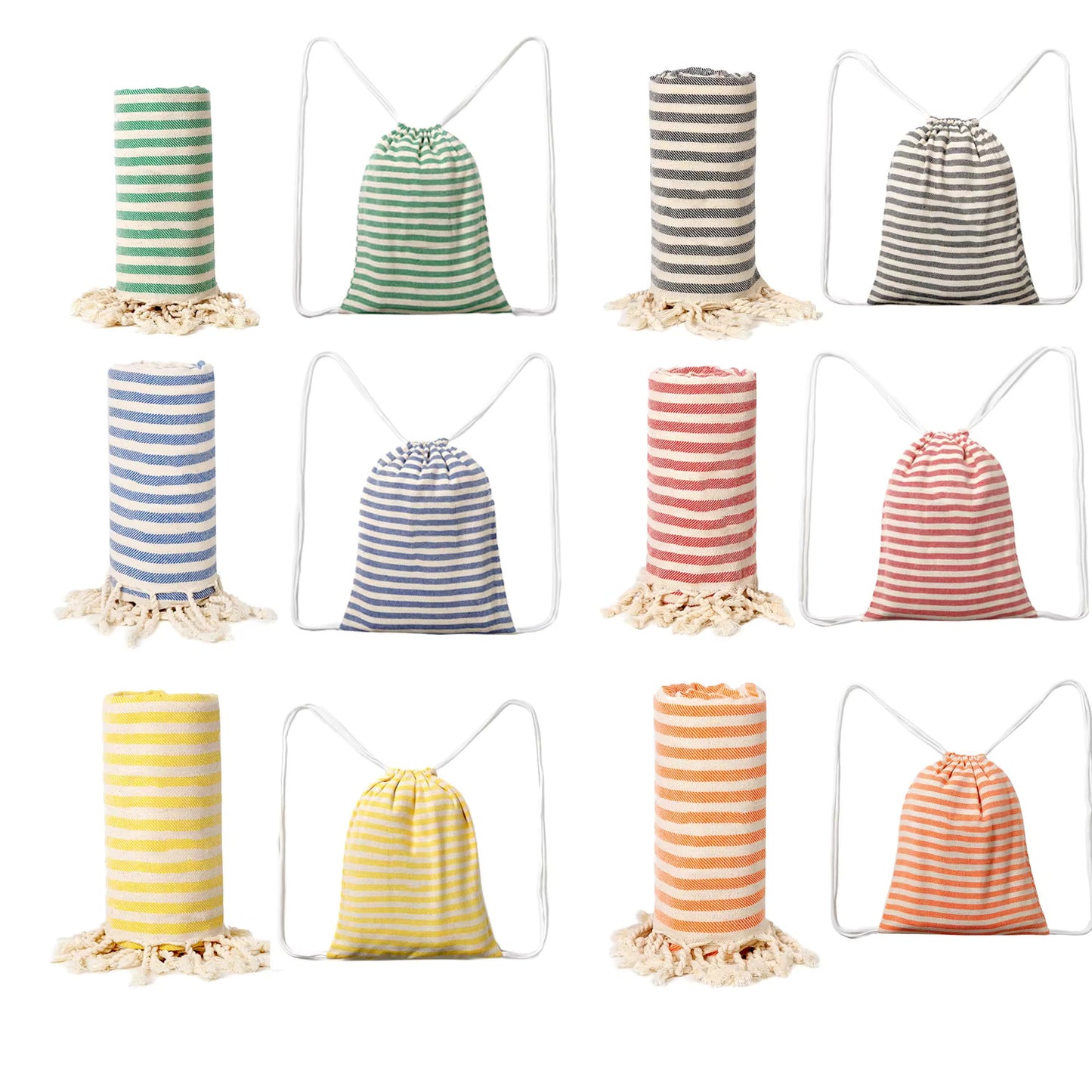 Striped Quick Dry Beach Towel